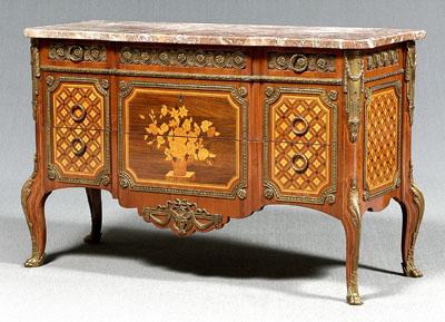 French Provincial slant front desk,