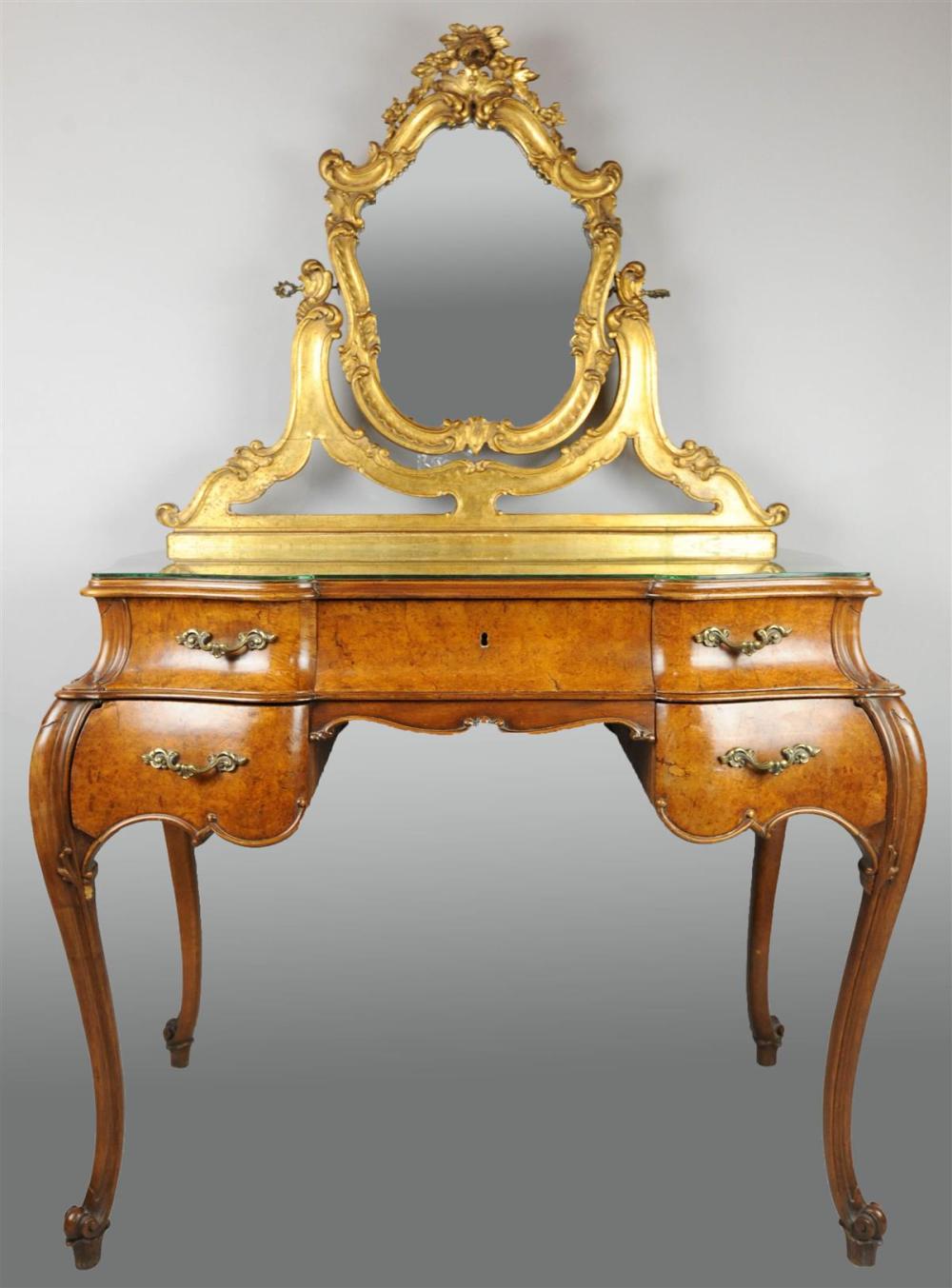 FRENCH PROVINCIAL STYLE BURLWOOD