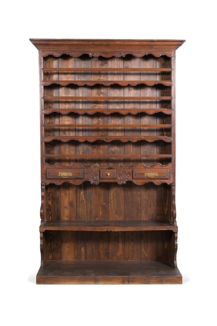 FRENCH PROVINCIAL STYLE CARVED WOOD