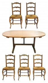 FRENCH PROVINCIAL STYLE OVAL D