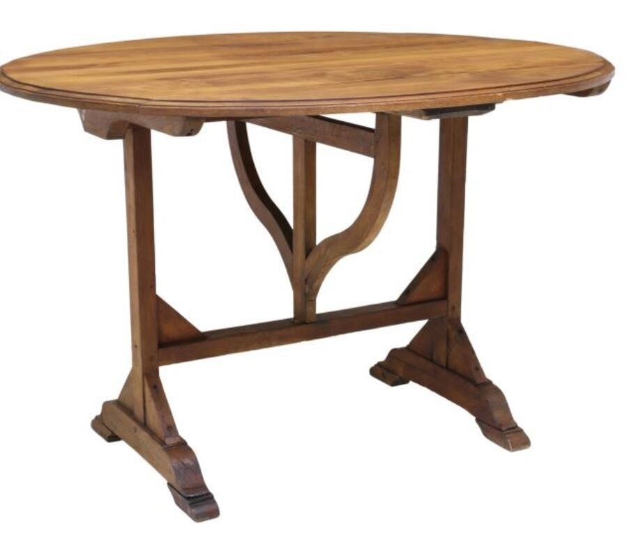 FRENCH PROVINCIAL TILT-TOP WINE