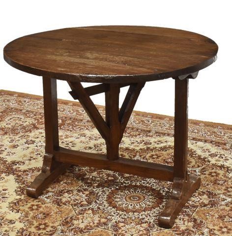 FRENCH PROVINCIAL TILT-TOP WINE