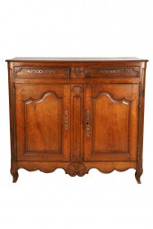 FRENCH PROVINCIAL WALNUT BUFFE