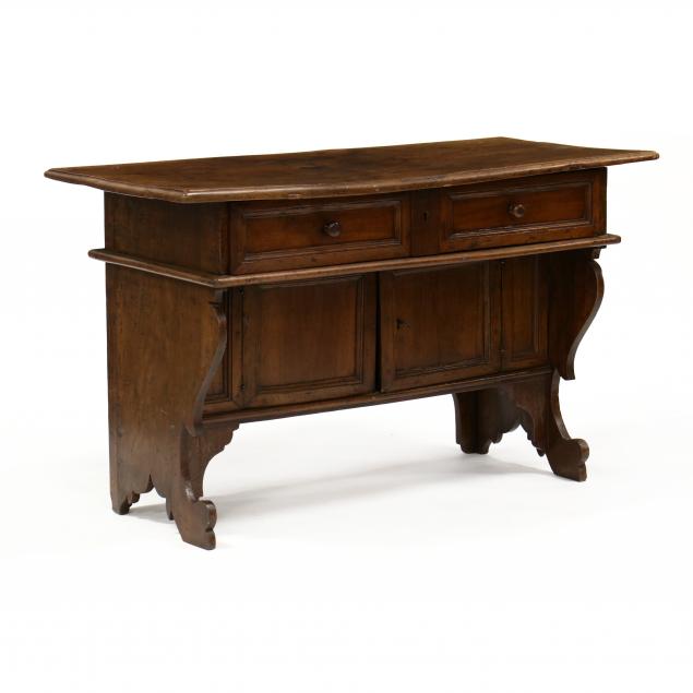 FRENCH PROVINCIAL WALNUT DESK