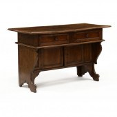FRENCH PROVINCIAL WALNUT DESK