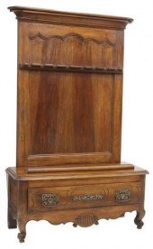 FRENCH PROVINCIAL WALNUT HUNTI
