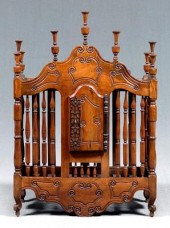 French Provincial walnut panet