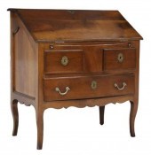 FRENCH PROVINCIAL WALNUT SLANT