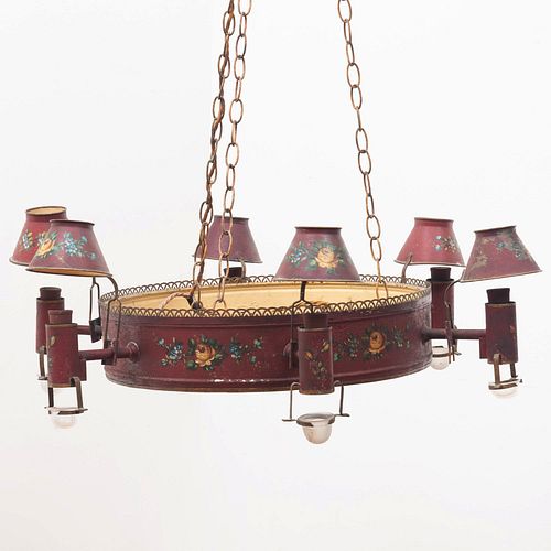 FRENCH RED PAINTED TÃ´LE