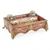 FRENCH RED TORTOISEHELL BOULLE