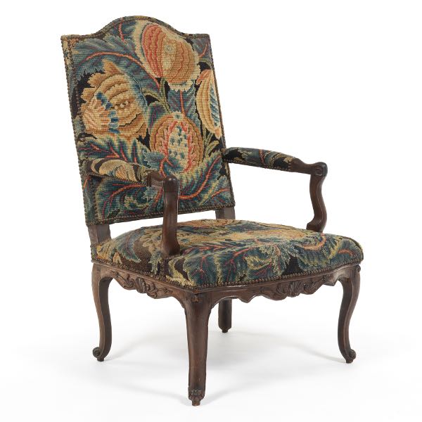 FRENCH RéGENCE GOBELIN ARMCHAIR,