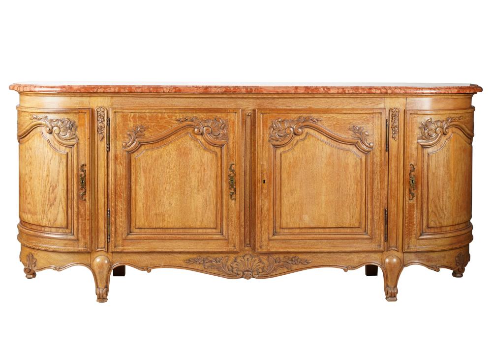 FRENCH REGENCE-STYLE CARVED OAK