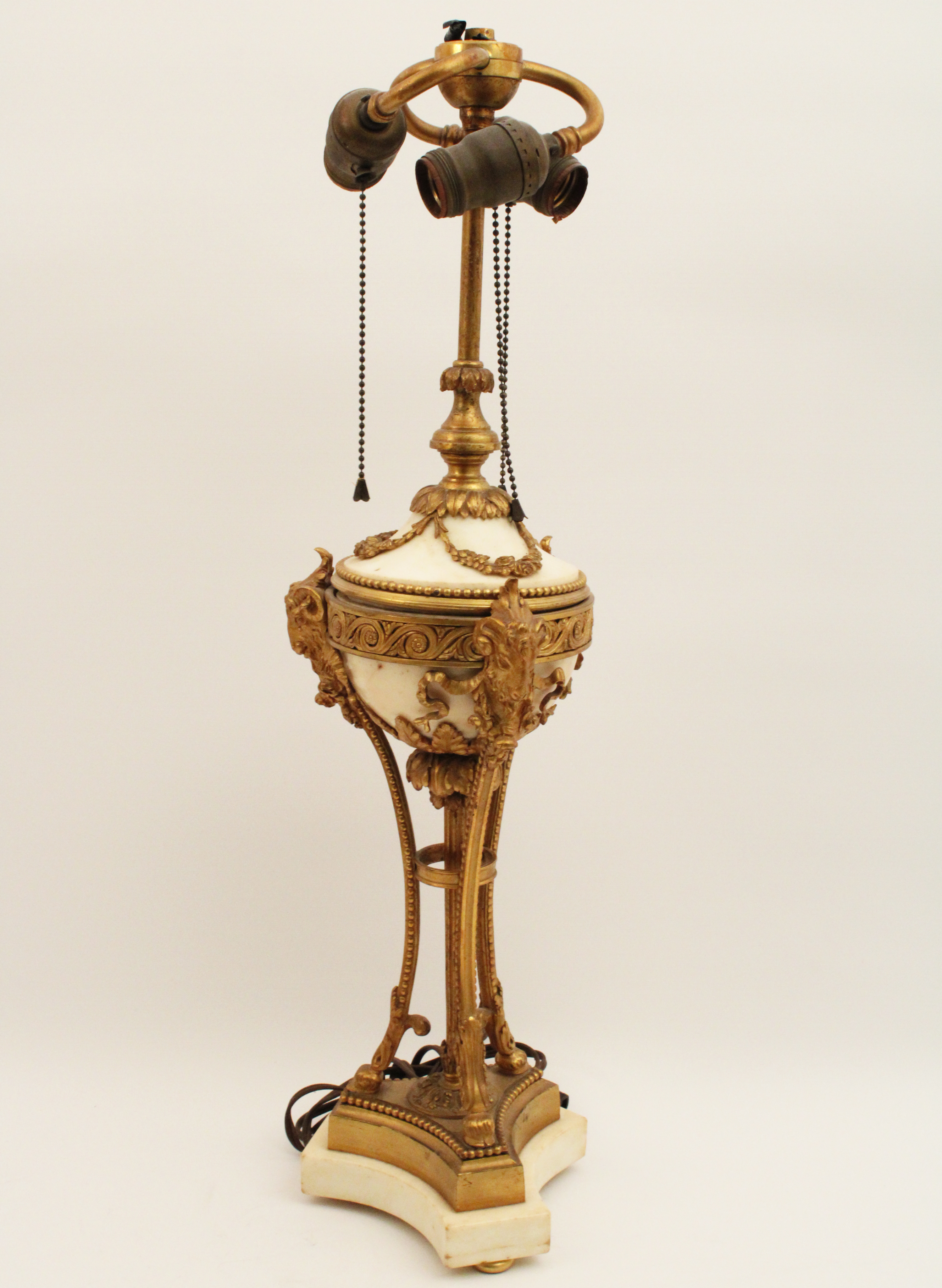 FRENCH REGENCY GILT BRONZE AND