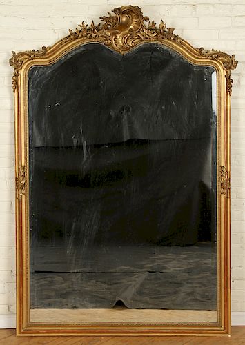 FRENCH REGENCY GILT MIRRORA