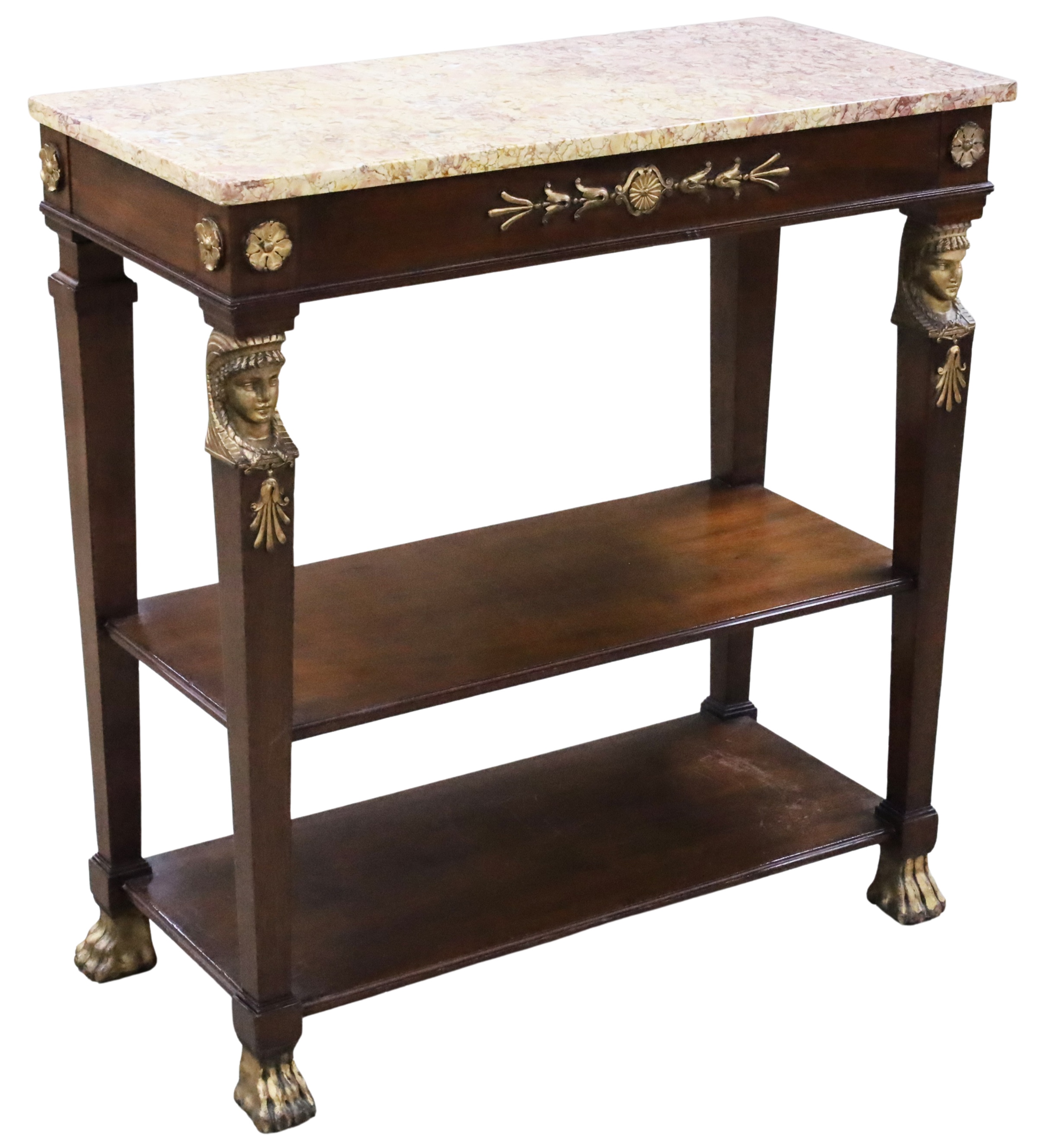 FRENCH REGENCY STYLE MAHOGANY