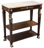 FRENCH REGENCY STYLE MAHOGANY