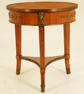 FRENCH REGENCY STYLE MAHOGANY