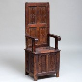 FRENCH RENAISSANCE OAK LINEN-F