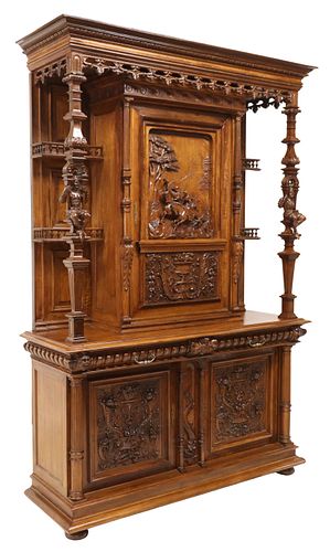 FRENCH RENAISSANCE REVIVAL CARVED