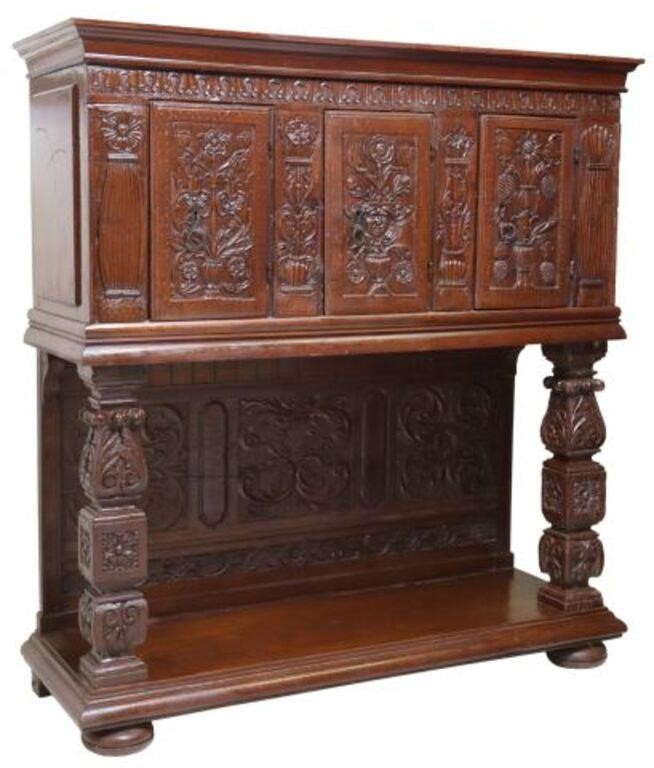 FRENCH RENAISSANCE REVIVAL CARVED