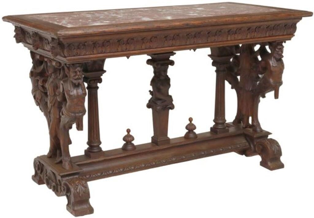 FRENCH RENAISSANCE REVIVAL CARVED