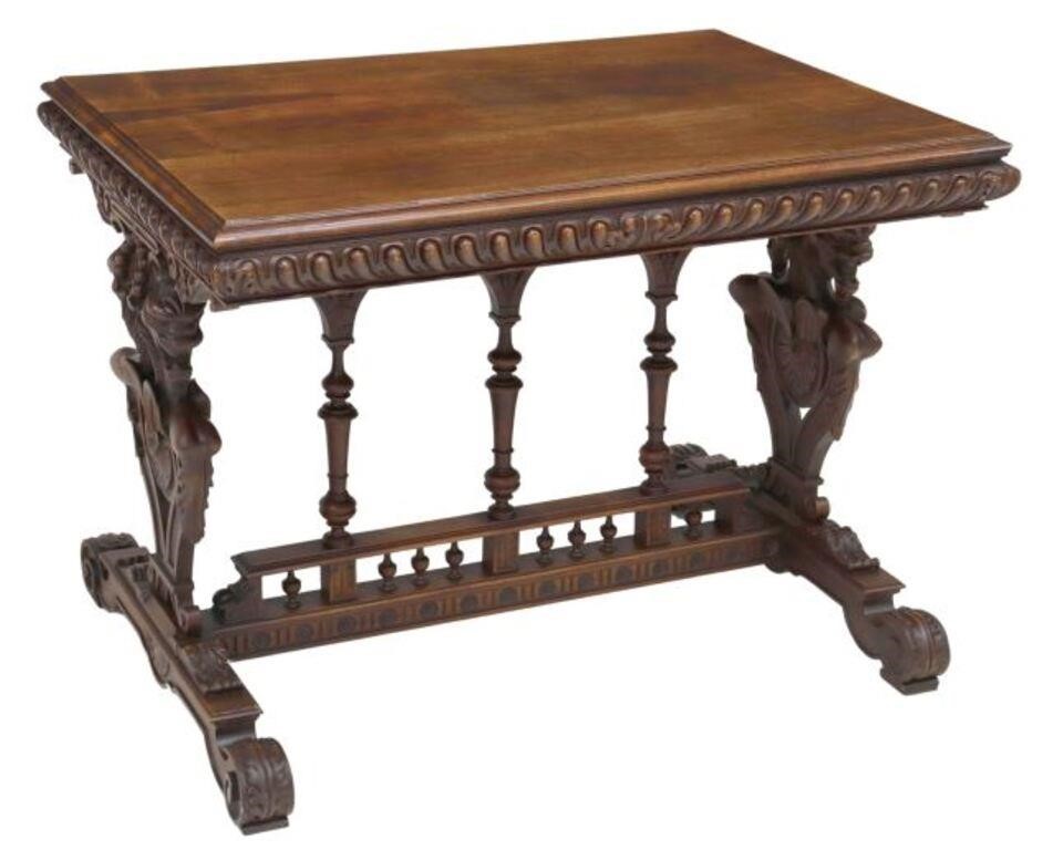 FRENCH RENAISSANCE REVIVAL CARVED