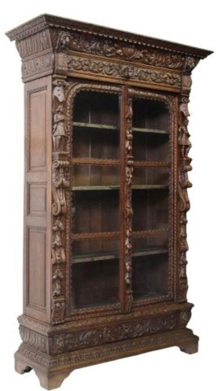 FRENCH RENAISSANCE REVIVAL CARVED
