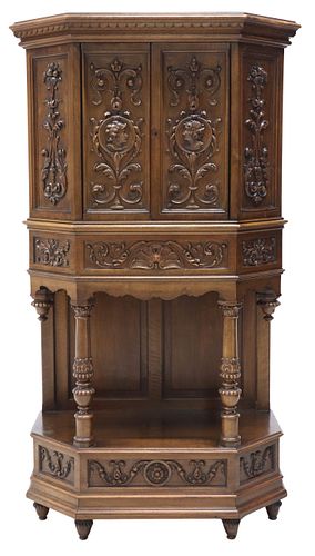 FRENCH RENAISSANCE REVIVAL CARVED