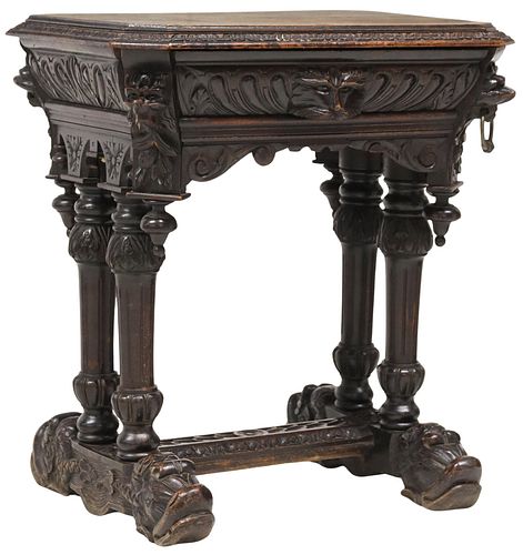 FRENCH RENAISSANCE REVIVAL CARVED