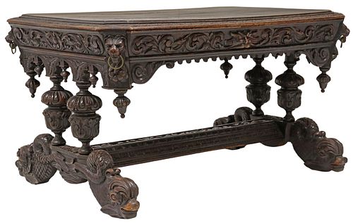 FRENCH RENAISSANCE REVIVAL CARVED