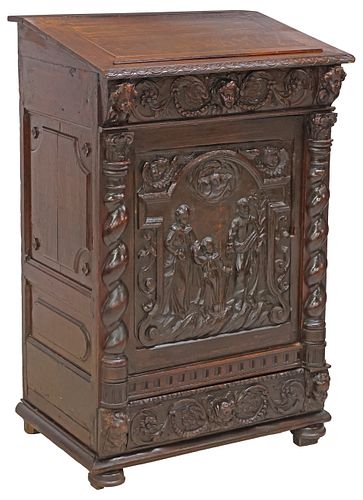 FRENCH RENAISSANCE REVIVAL CARVED