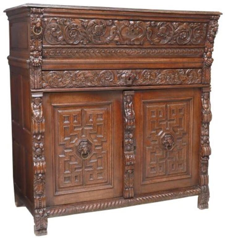 FRENCH RENAISSANCE REVIVAL CARVED