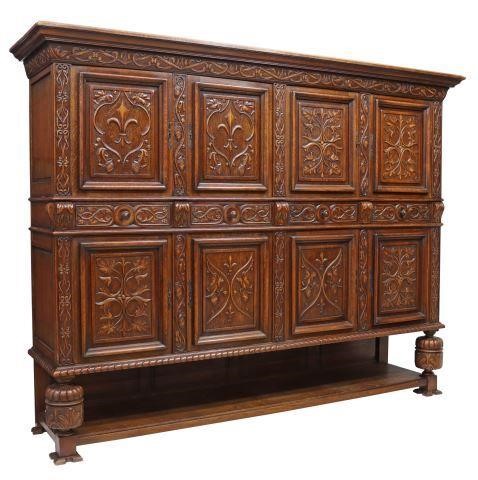 FRENCH RENAISSANCE REVIVAL CARVED