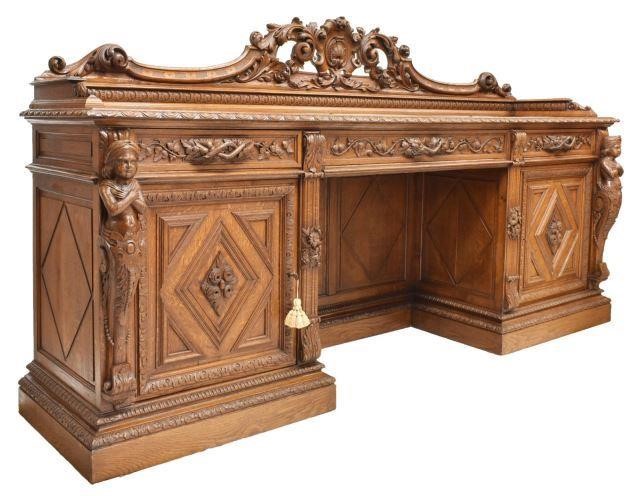 FRENCH RENAISSANCE REVIVAL CARVED