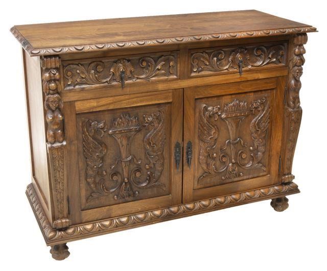 FRENCH RENAISSANCE REVIVAL CARVED