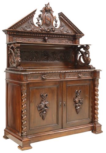 FRENCH RENAISSANCE REVIVAL CARVED