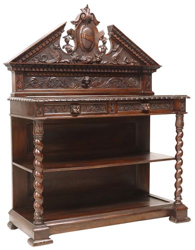 FRENCH RENAISSANCE REVIVAL CARVED