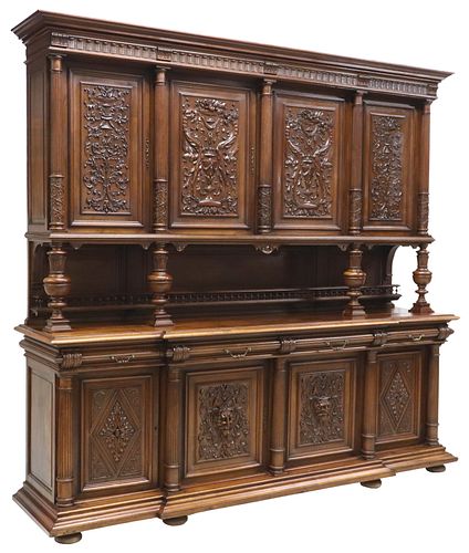 FRENCH RENAISSANCE REVIVAL CARVED