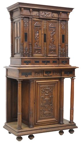 FRENCH RENAISSANCE REVIVAL CARVED