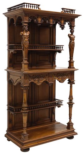 FRENCH RENAISSANCE REVIVAL CARVED