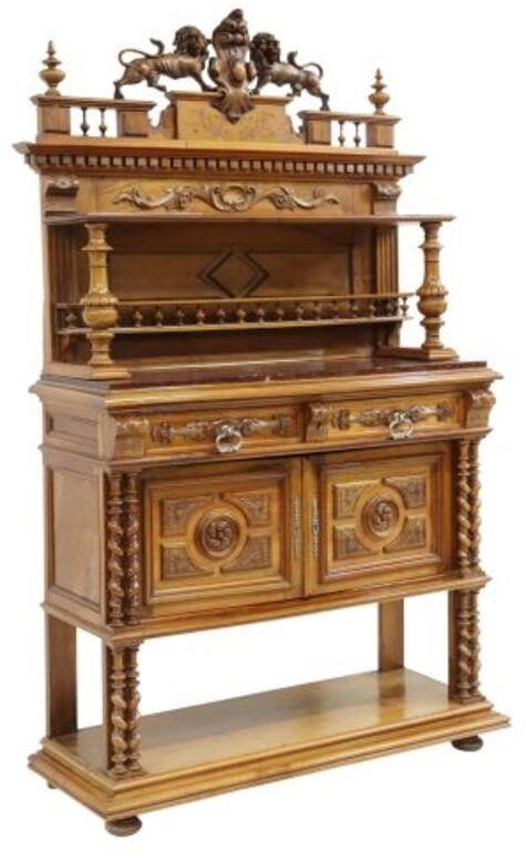 FRENCH RENAISSANCE REVIVAL CARVED