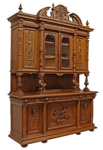 FRENCH RENAISSANCE REVIVAL CARVED