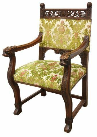 FRENCH RENAISSANCE REVIVAL CARVED