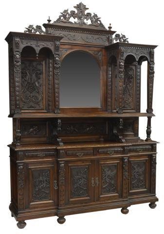 FRENCH RENAISSANCE REVIVAL CARVED