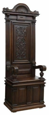 FRENCH RENAISSANCE REVIVAL HIGHBACK