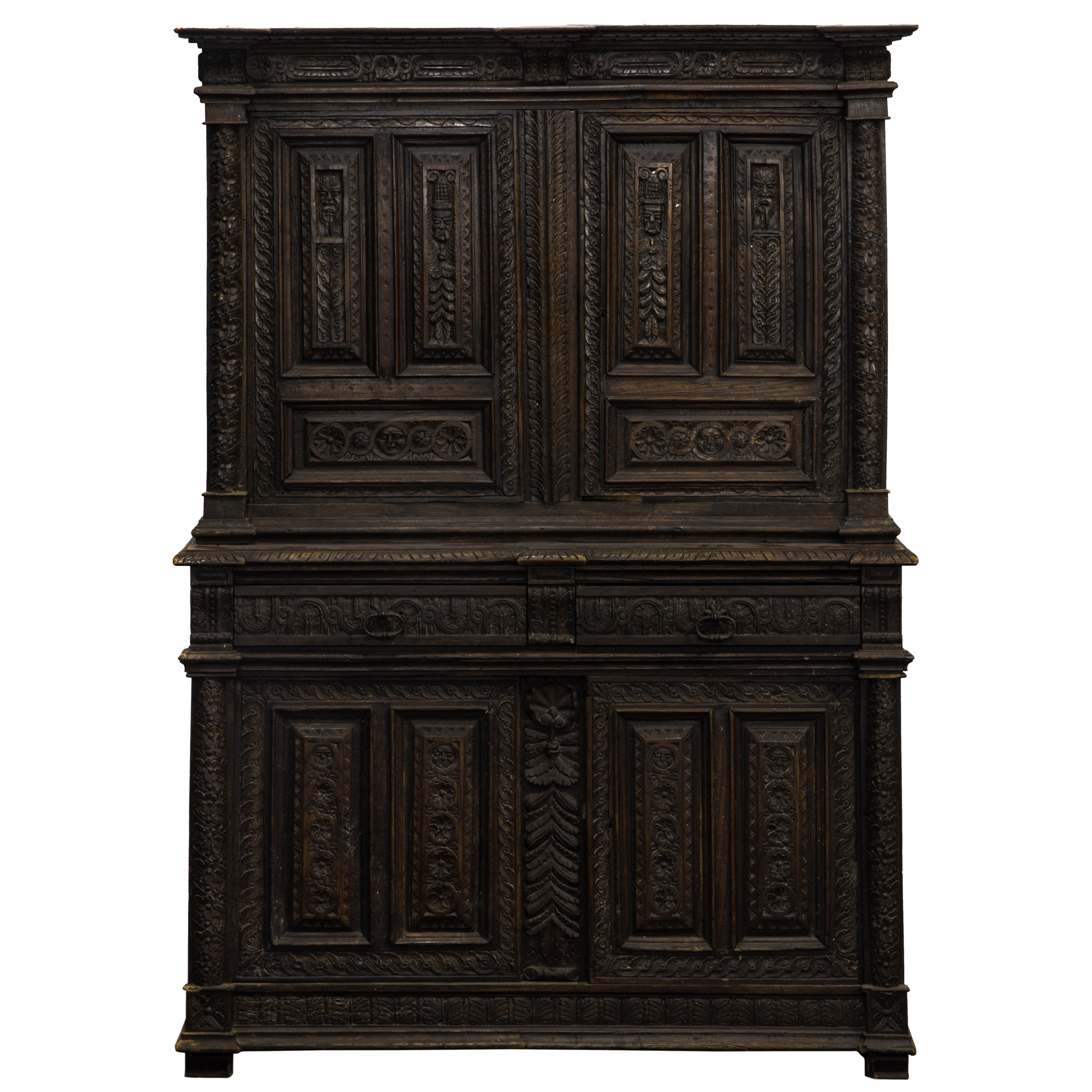FRENCH RENAISSANCE REVIVAL OAK