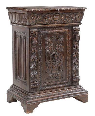 FRENCH RENAISSANCE REVIVAL OAK