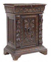 FRENCH RENAISSANCE REVIVAL OAK
