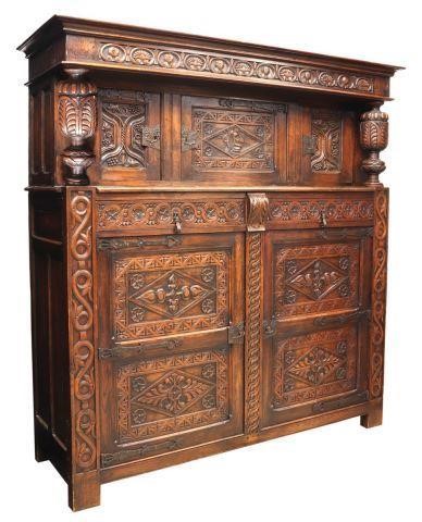 FRENCH RENAISSANCE REVIVAL OAK
