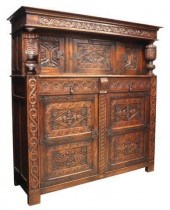 FRENCH RENAISSANCE REVIVAL OAK